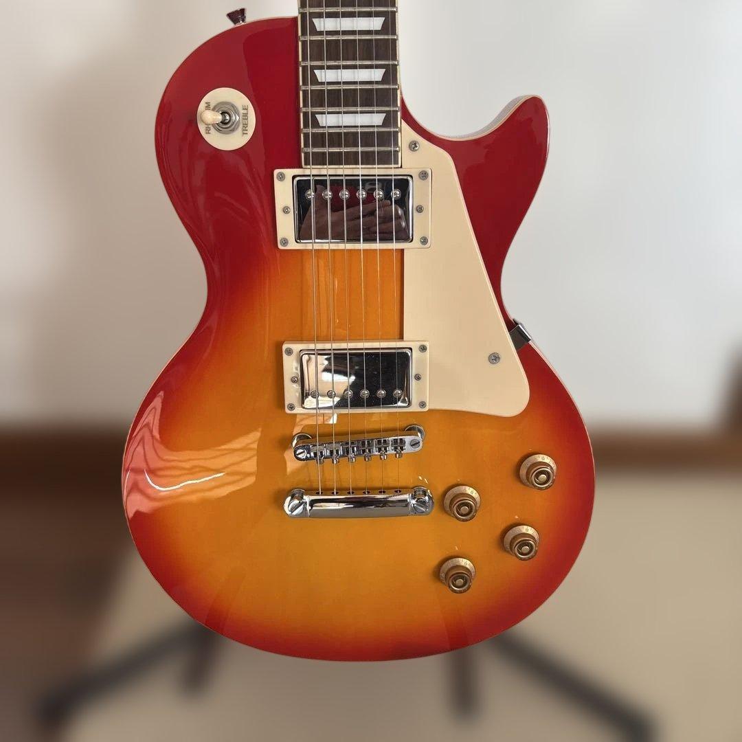 レスポールスタイル エレキギター オレンジ・レッド１月末迄のの出品