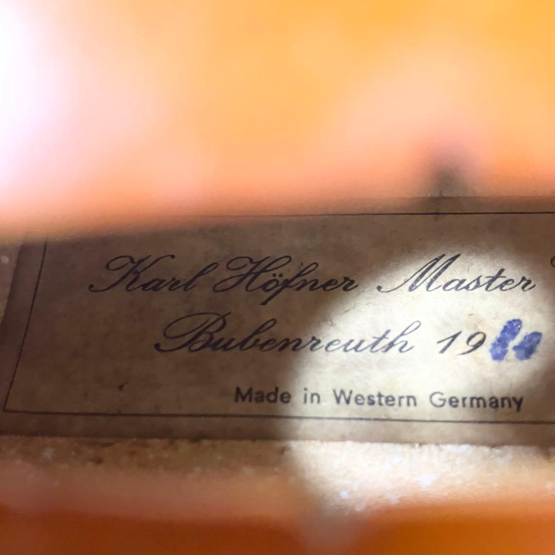 希少　karl hofner ビオラ　カール　ヘフナー　KH 3/4 380mm