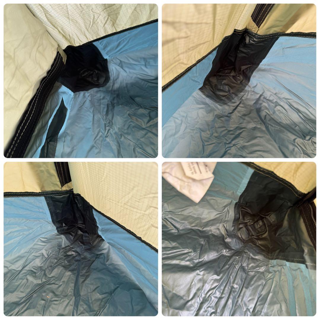 美品モンベル　ムーンライトテント2型アイボリー　純正グランドシート付ゆるキャン