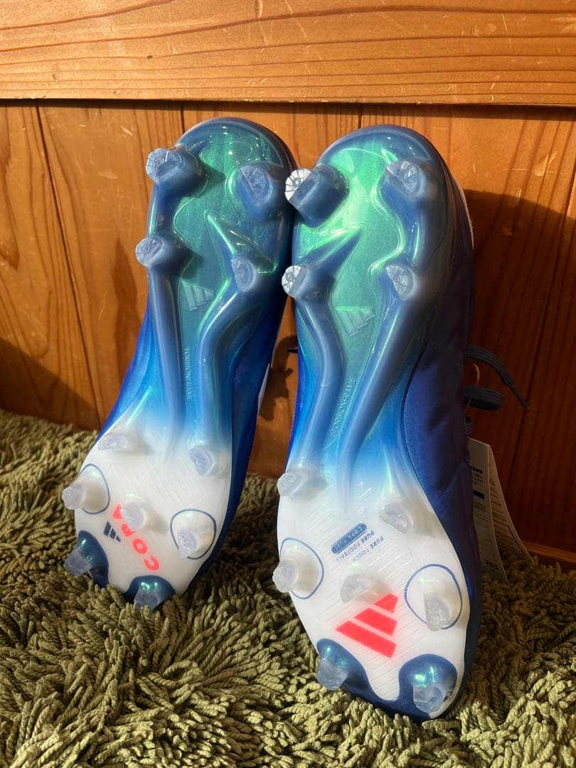 adidasコパPURE 2.1 FG 青 新品上級モデル　値段再値下げました！