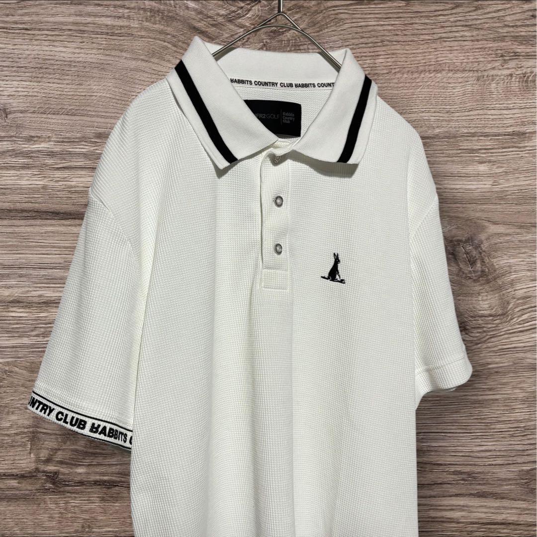 FR2 GOLF エフアールーツーゴルフ ポロシャツ 白