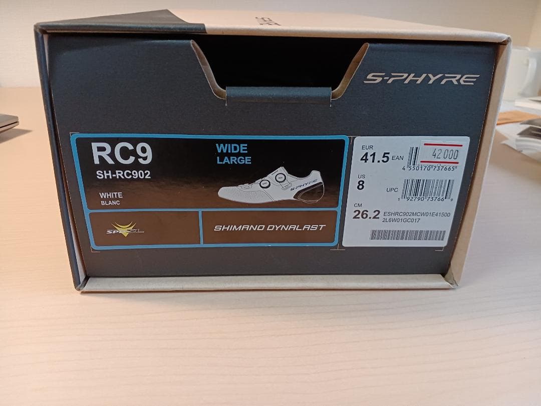 美品　s-phyre RC902　Shimanoシマノ41.5WIDE中古