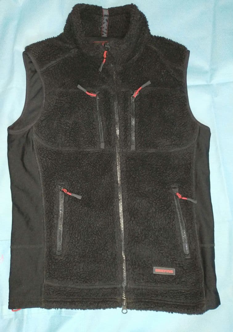 BRIEFINGブリーフィング フリース　ベスト　ゴルフ　メンズ