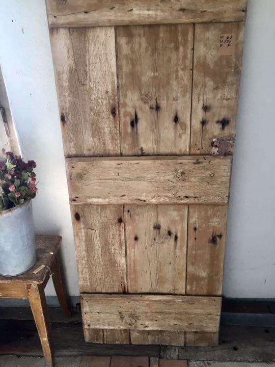 アンティーク ドア 金具付き