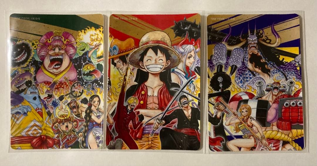 2022 ナツコミ ワンピース ステッカー 3種 コンプリート セット　＆おまけ