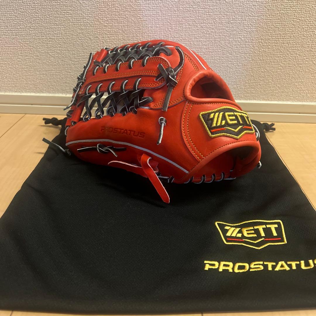 【35%オフ】新品未使用　ZETT PROSTATUS 硬式　グローブ　外野　左