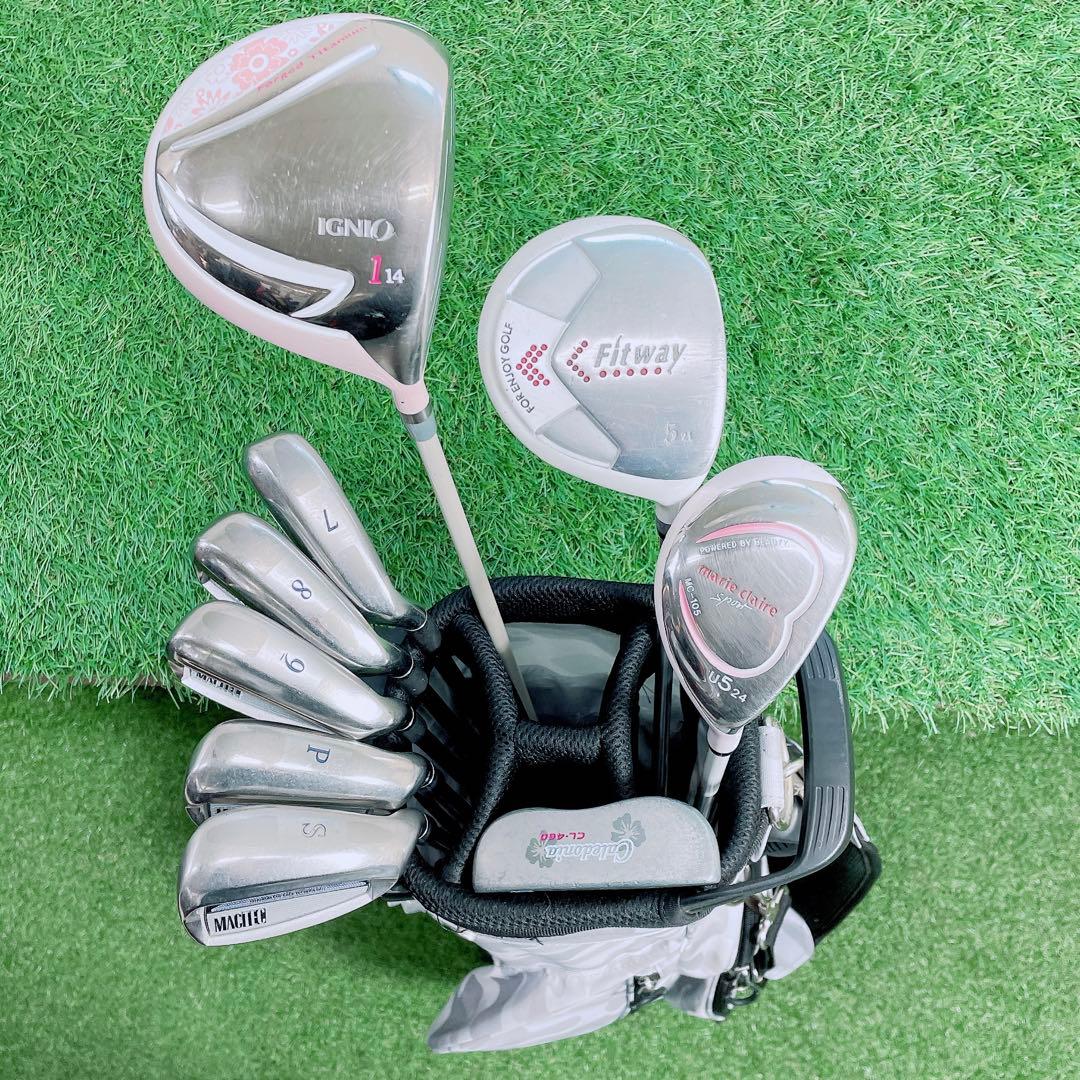 IGNIO イグニオ　ゴルフクラブ　レディースセット　初心者　入門　N2081