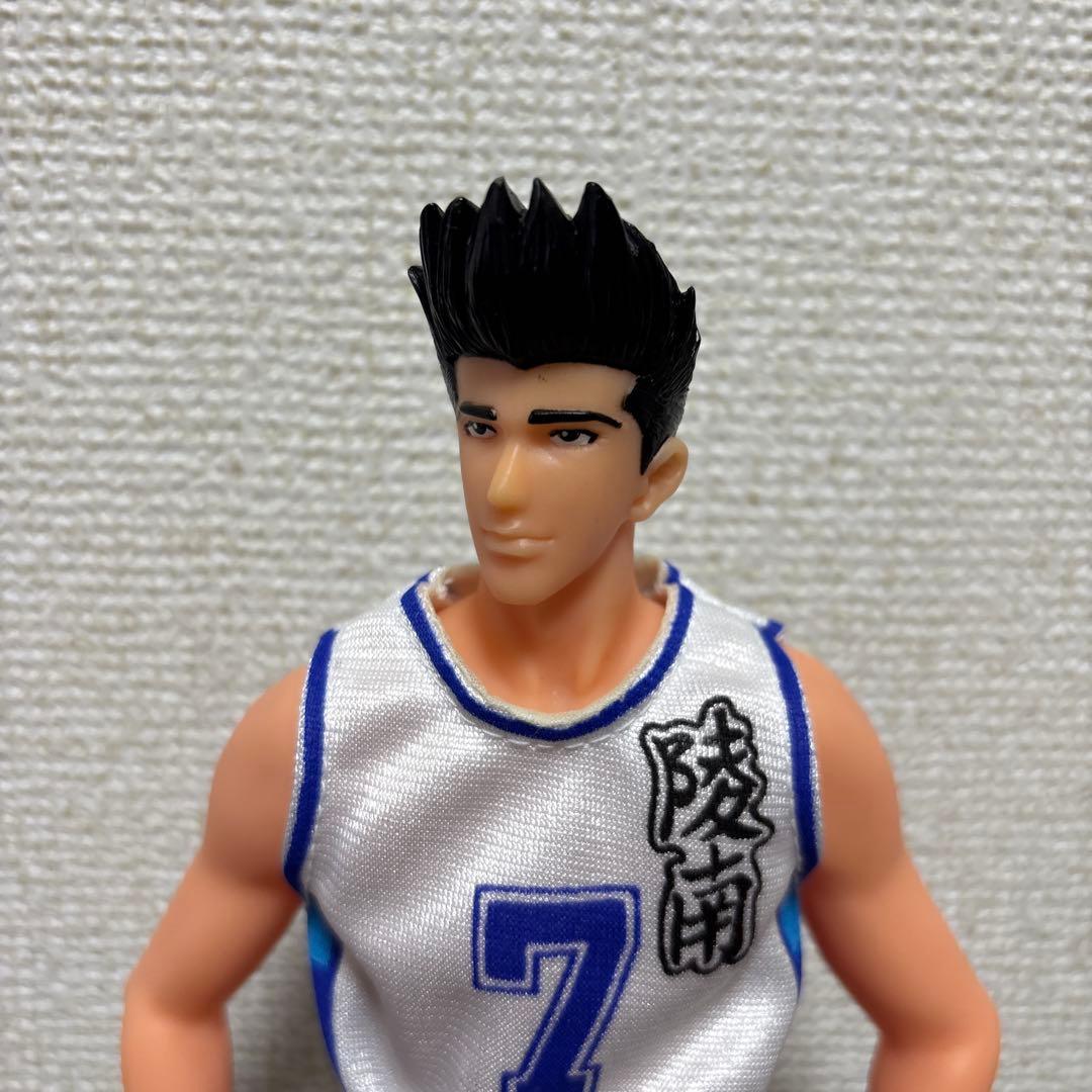スラムダンク　フィギュア　仙道彰ユニフォーム　陵南　ソフビ　バスケ