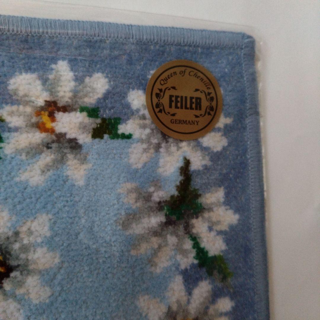 FEILER　フェイラー　ハンカチ　ホワイトマーガレット　リトルツインスター