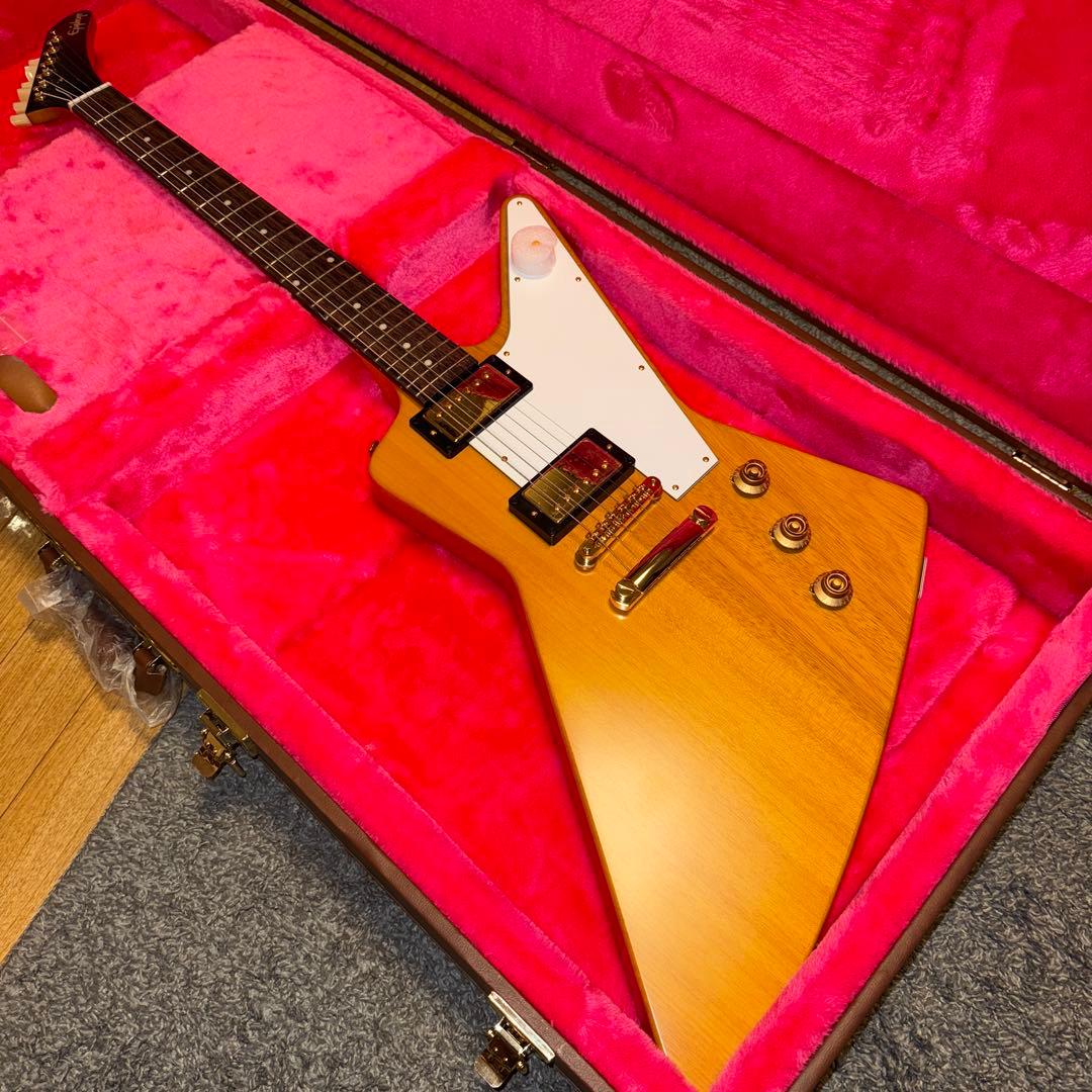 ギター Epiphone Korina Explorer Aged Natural