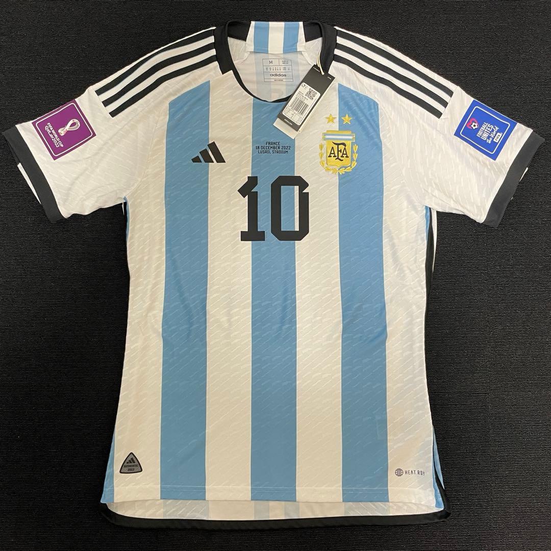 正規品　メッシ　2022カタールW杯　アルゼンチン　オーセンティックユニフォーム