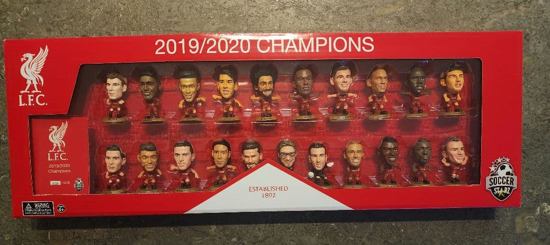 リバプール 19/20 優勝記念 フィギュア 未開封