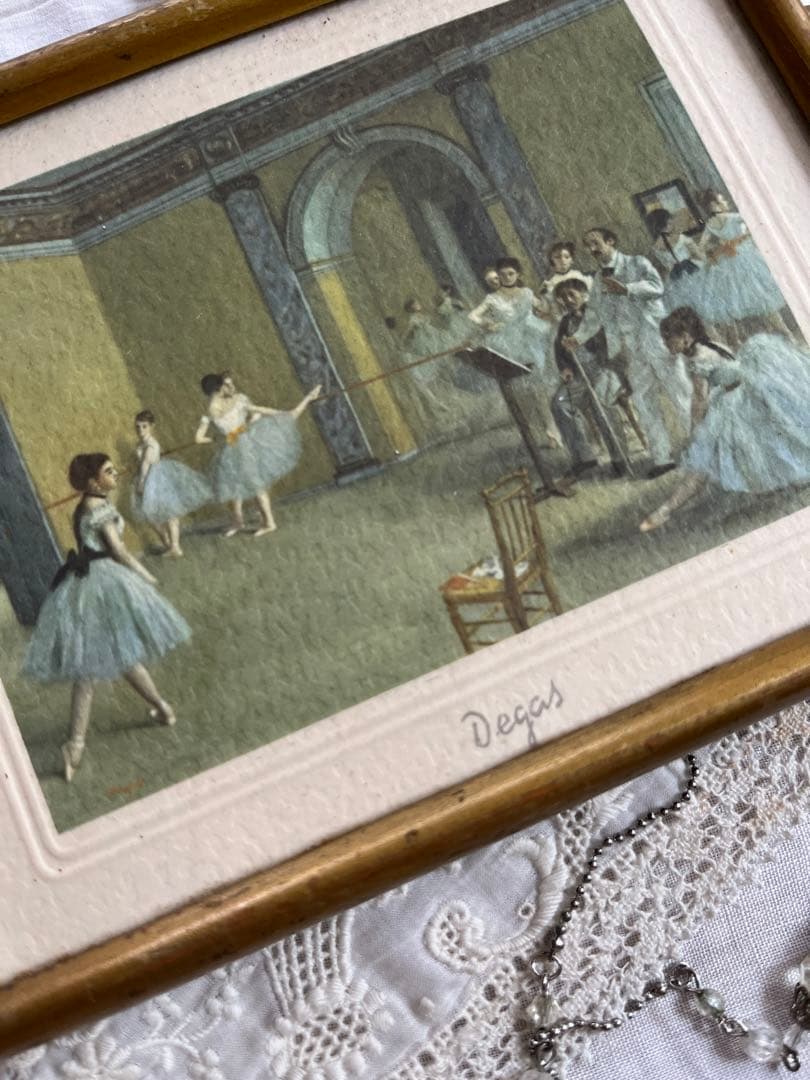 秋月さま専用！！！◆フランスアンティーク｜世界の名画「オペラ座のバレエ教室」