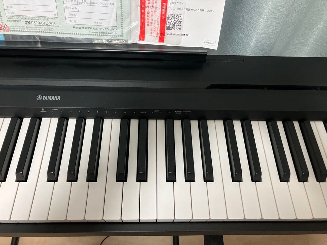 【美品・送料込/スタンド・キーカバー付】2023年製YAMAHA P-45B