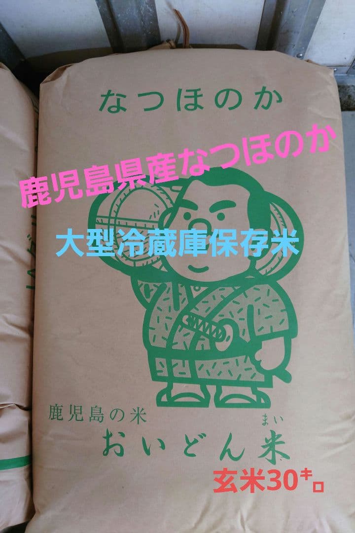 お米30キロ　新米30キロ　鹿児島県産　なつほのか