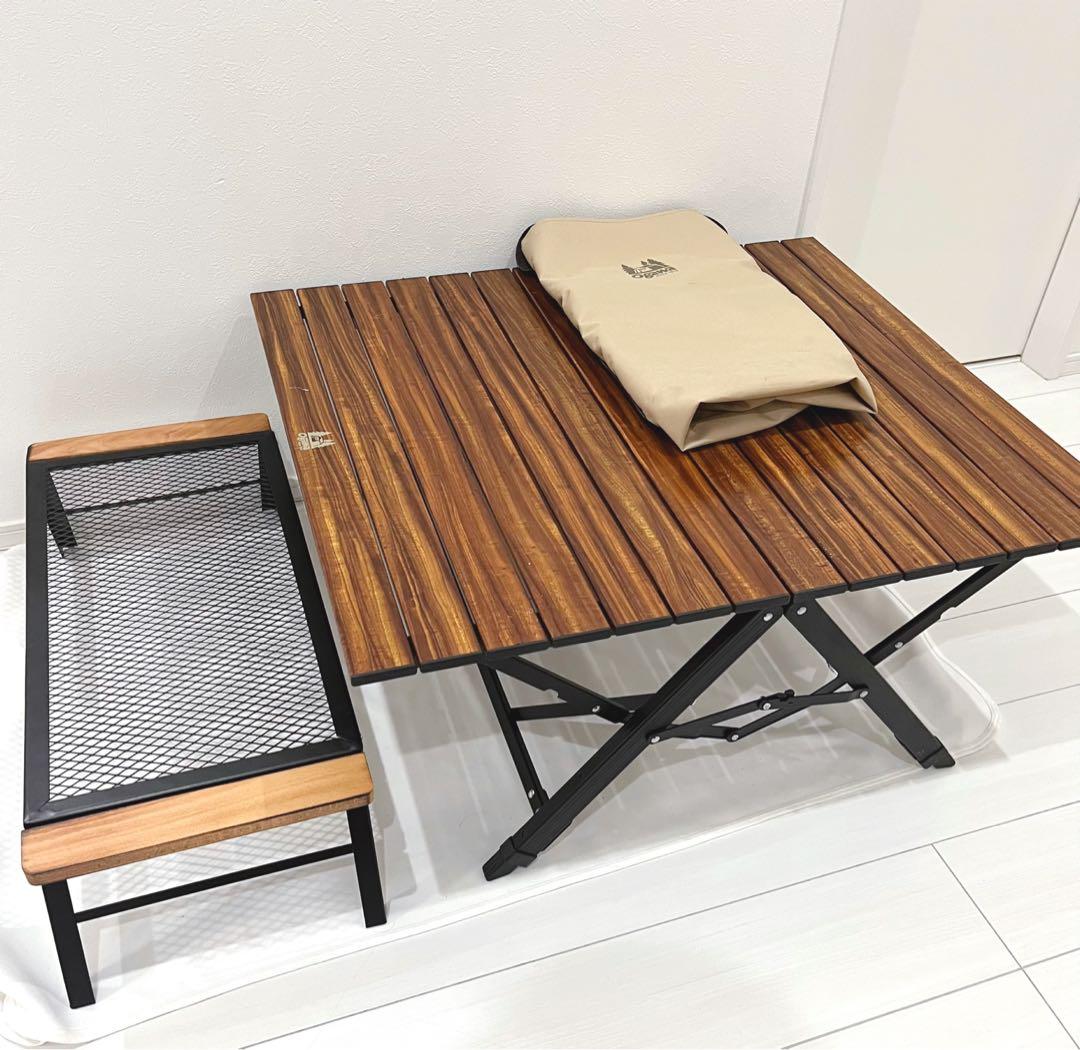 オガワ OGAWA 3ハイ&ローテーブル サイドテーブル付 アウトドア