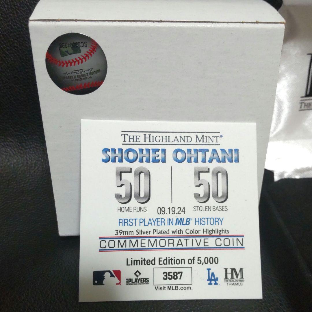 MLB公式ライセンス品 大谷翔平選手 50-50 記念 限定5000枚