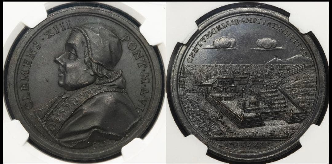 TOP POP &唯一鑑定‼️クレメンス13世 チヴィタヴェッキアの景観