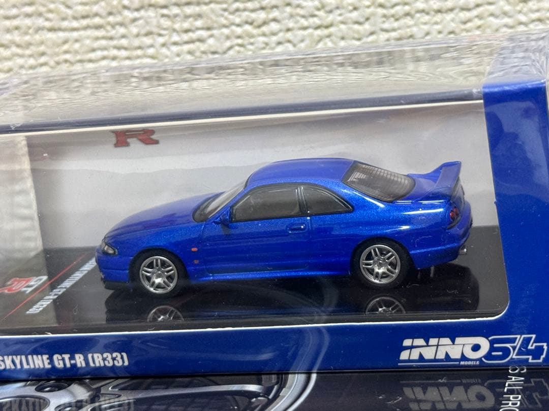 INNO64 1/64 Nissan Skyline GT-R R33ミニカー