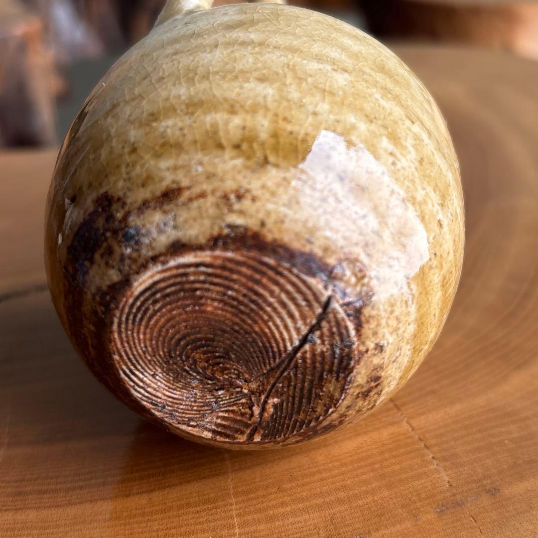 茶入 山口茂造 色被り 四滴茶入 茶道具 共箱