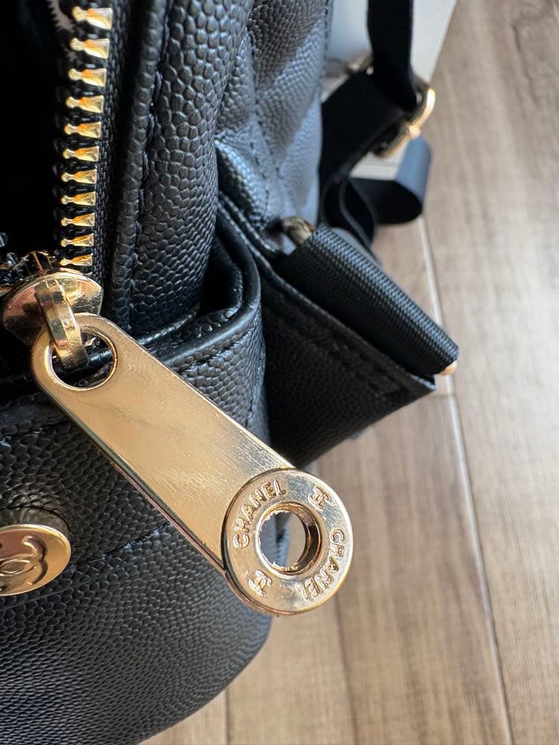 CHANEL 黒 リュック バッグ 新品未使用