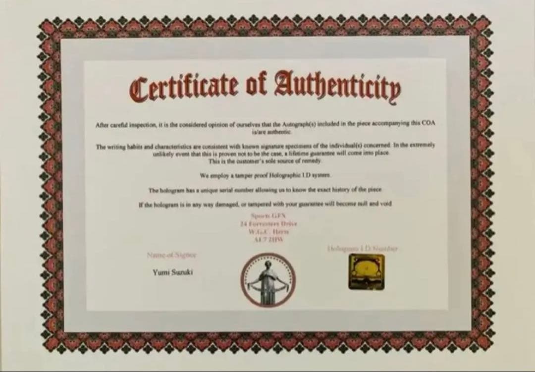 直筆サイン付き写真 ロコ•ソラーレ4選手 藤澤五月 吉田知那美ほか証明書付 4枚