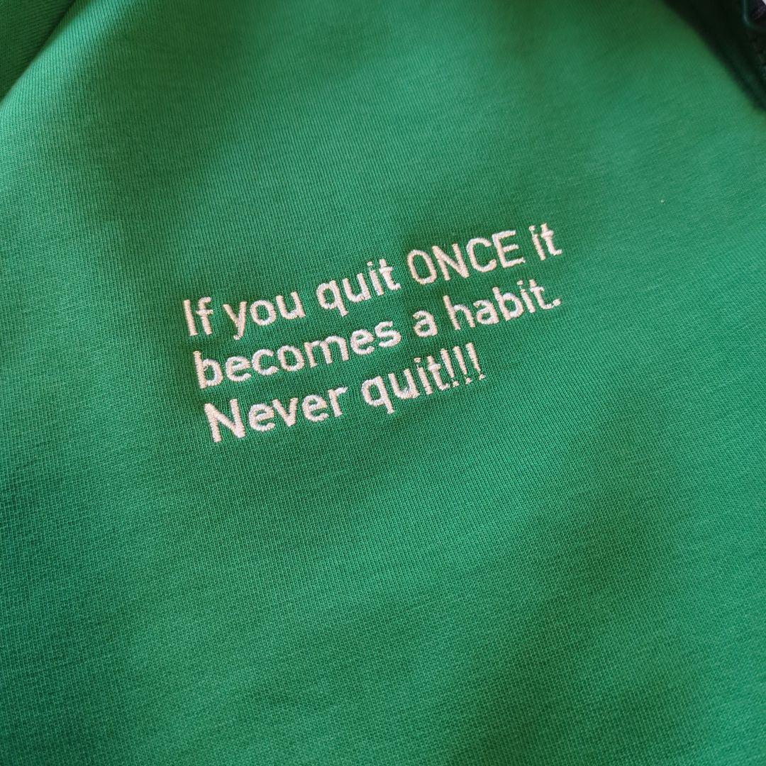 【新品タグ付】 #FR2 GOLFジップアップスウェットパーカー グリーン