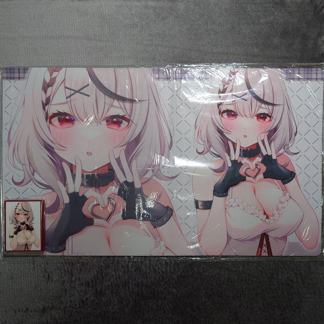 α1 ホロライブ 胸元ハート♡ 沙花叉クロヱ スリーブ&プレイマット