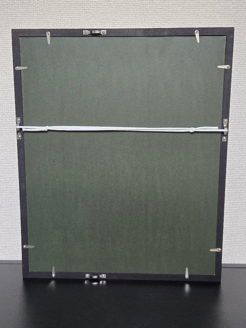 優子鈴　複製原画　明るい夜の街　直筆サイン　二重構造