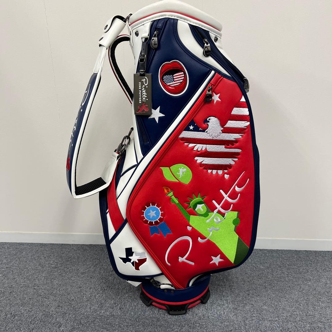 ピレッティ キャディバッグ Piretti トリコロールカラー