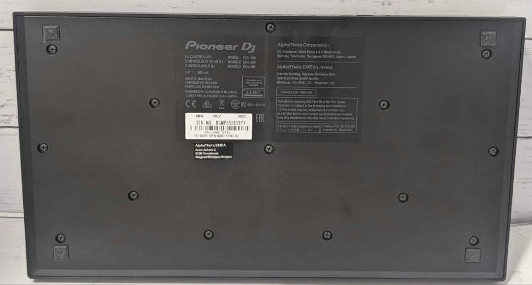 Pioneer DDJ-200 DJコントローラー 生産終了品