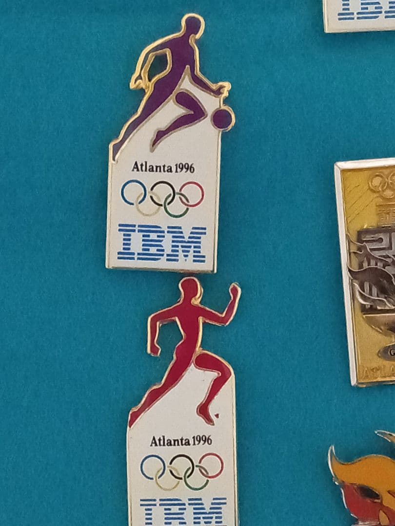値下げしました　アトランタオリンピック1996年　IBM公式ピンバッジセット
