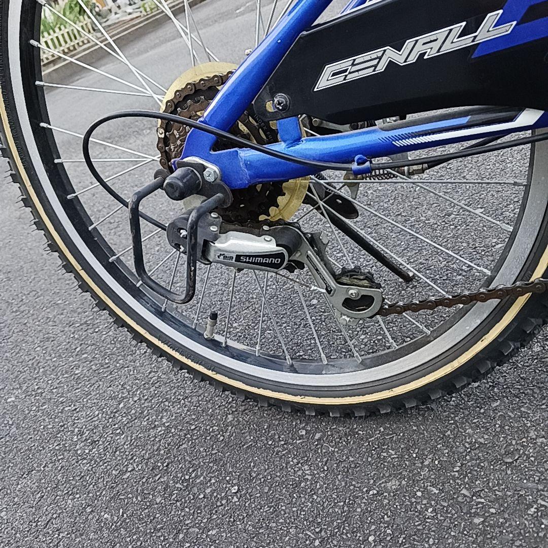 自転車　小学生　22インチ　6段変速　ヘルメット付き