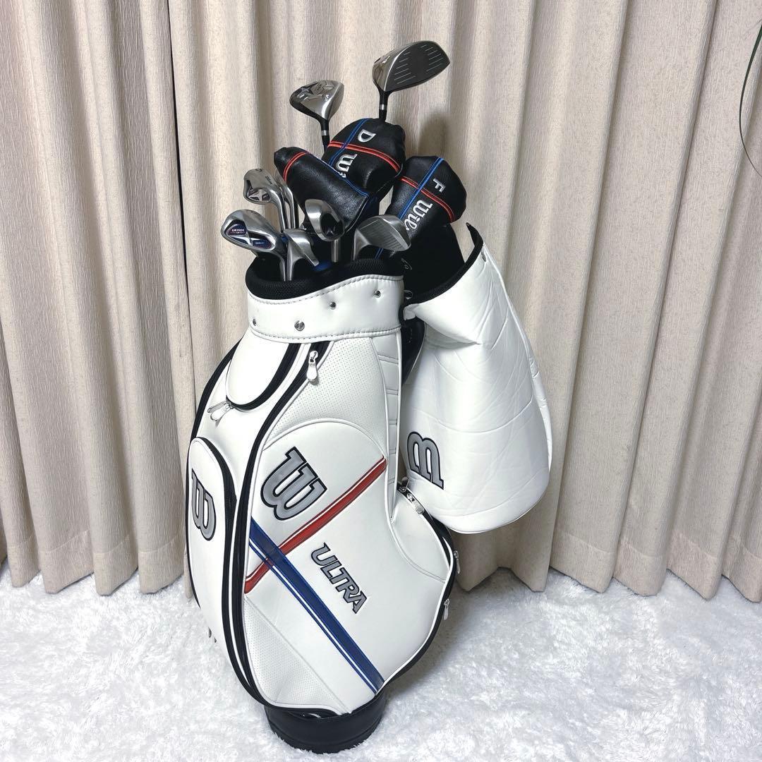 Wilson ultra i8 ゴルフクラブ セット キャディバッグ メンズ