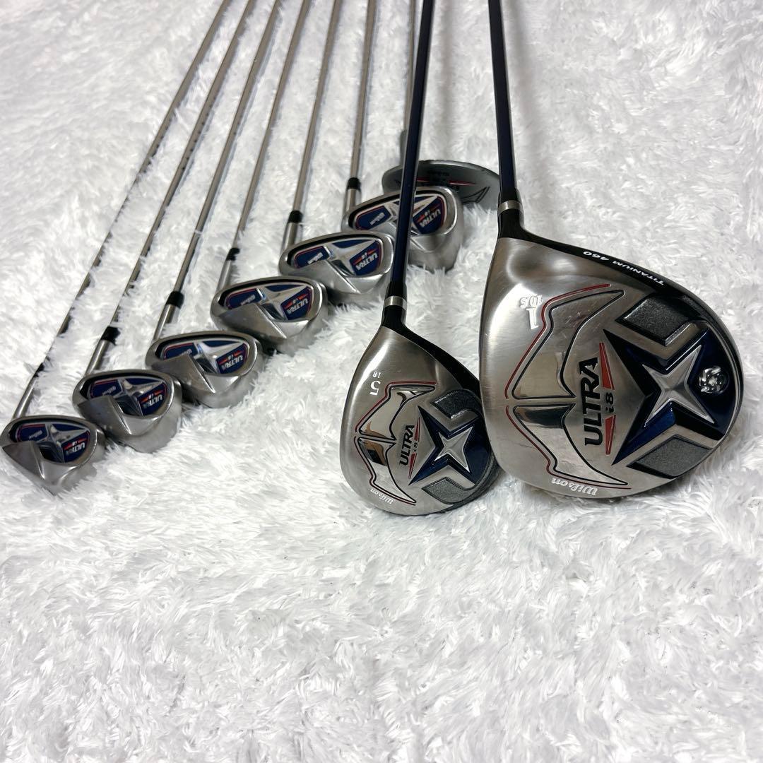 Wilson ultra i8 ゴルフクラブ セット キャディバッグ メンズ