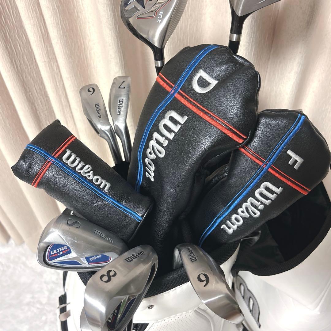 Wilson ultra i8 ゴルフクラブ セット キャディバッグ メンズ