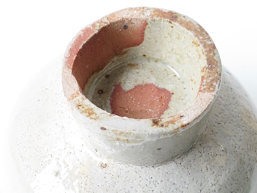 【週末限定です】高仲健一 作　『粉引祭器』木箱付　李朝　茶碗