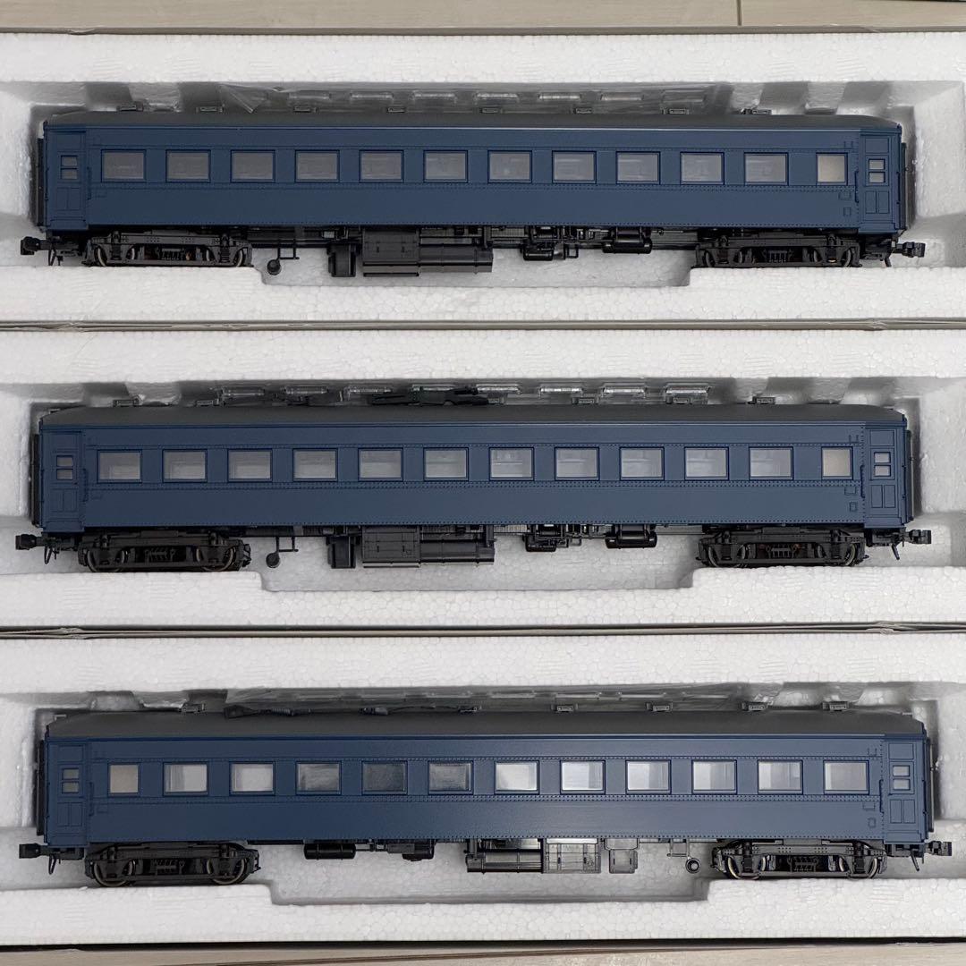 KATO HOゲージ オハ35 ブルー 3両 レール付