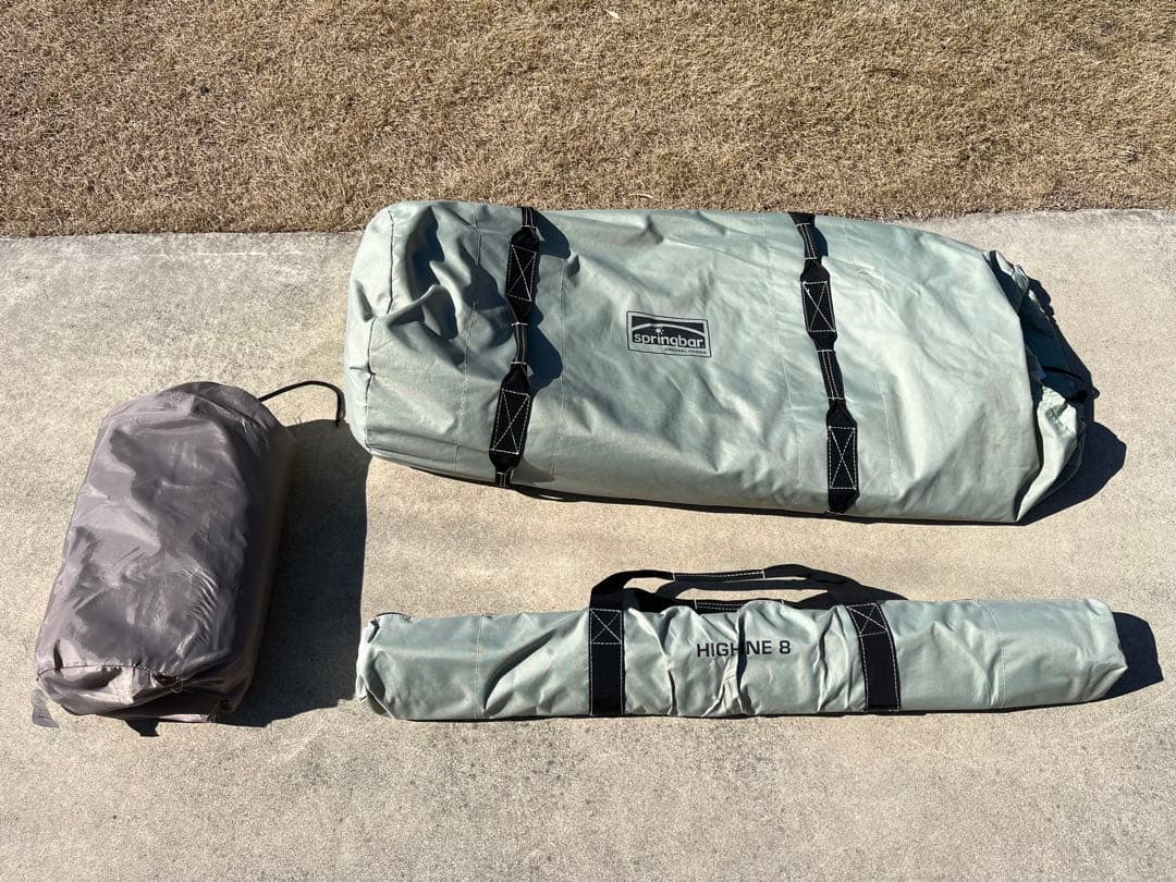 【期間限定価格】カーカムス ハイライン スプリングバーテント8