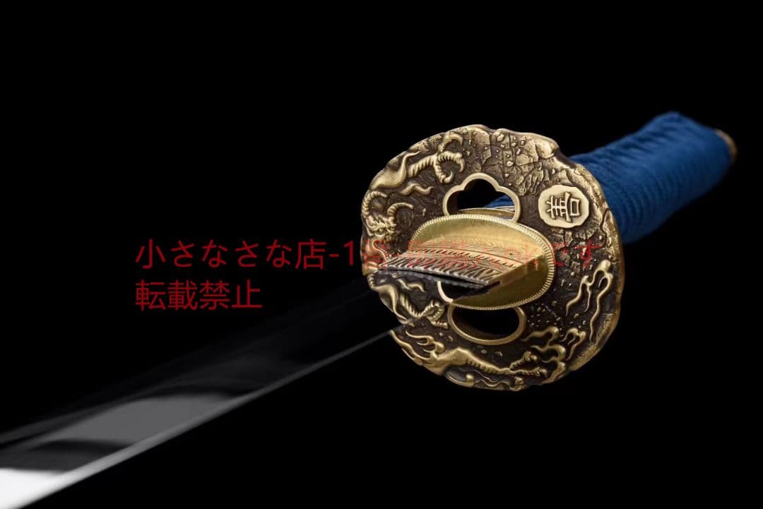 20寸高輝度鏡面前衛鋼『幽藍鏡面脇差』古兵器 武具 刀装具 日本刀 模造刀 居合