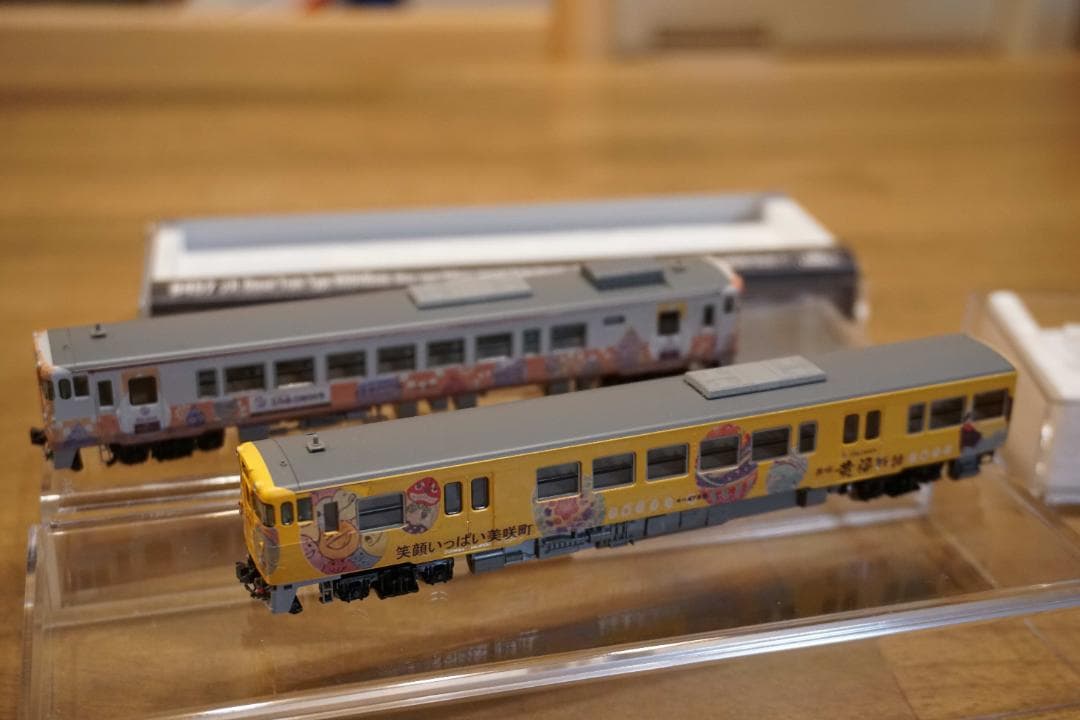 キハ40，47　美咲町エッグデザインコンテスト仕様2両 白色室内灯組込