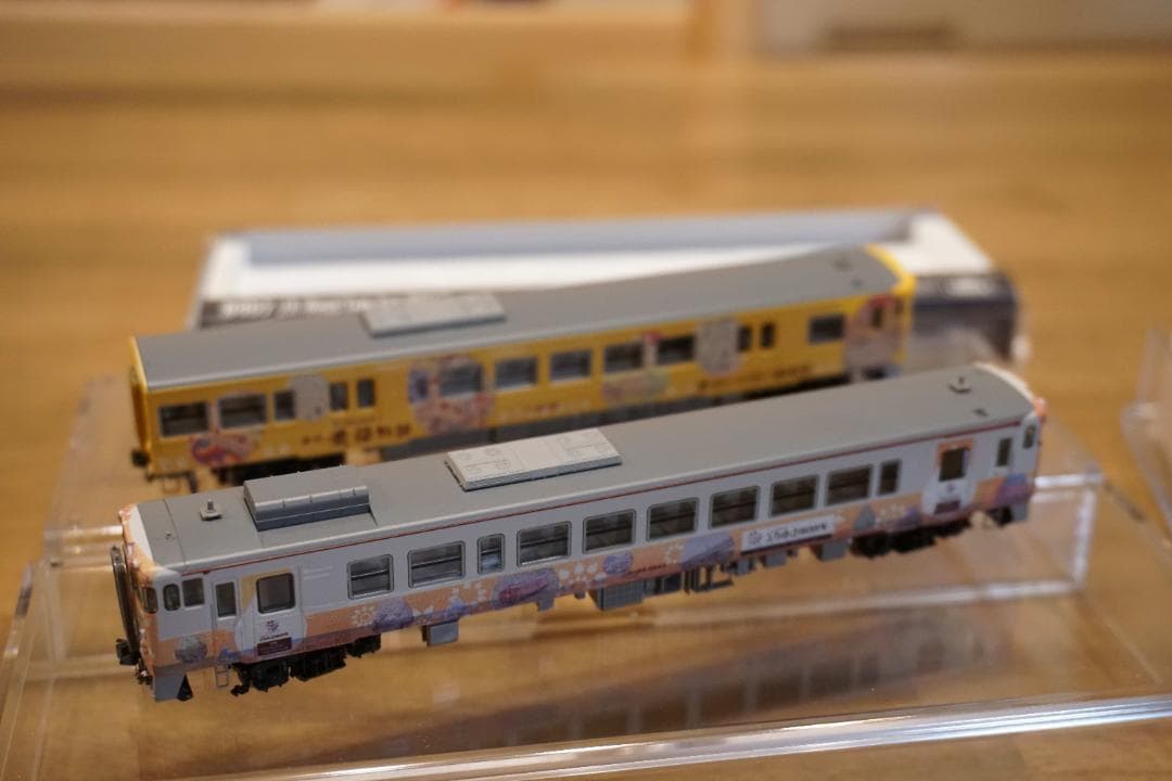 キハ40，47　美咲町エッグデザインコンテスト仕様2両 白色室内灯組込