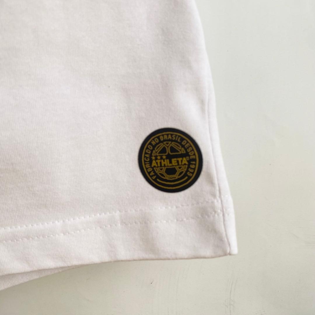 SANTOS FCサントスサッカーTシャツ ホワイト 10番ペレ 訳あり特価