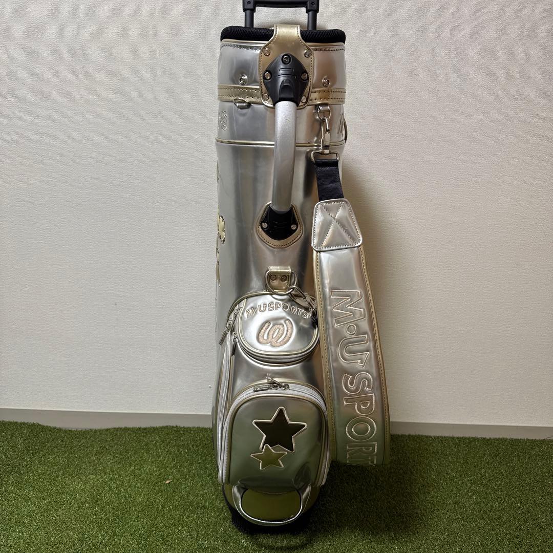 M•U SPORTS ミエコウエサコ キャディバッグ キャスター エナメル