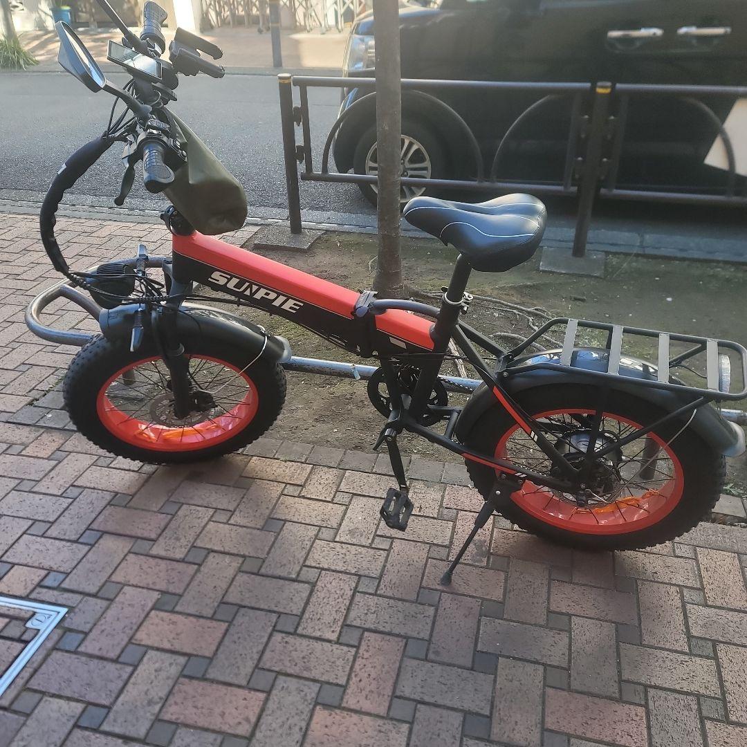 SUNPIE 電動アシスト自転車 太タイヤ 48V