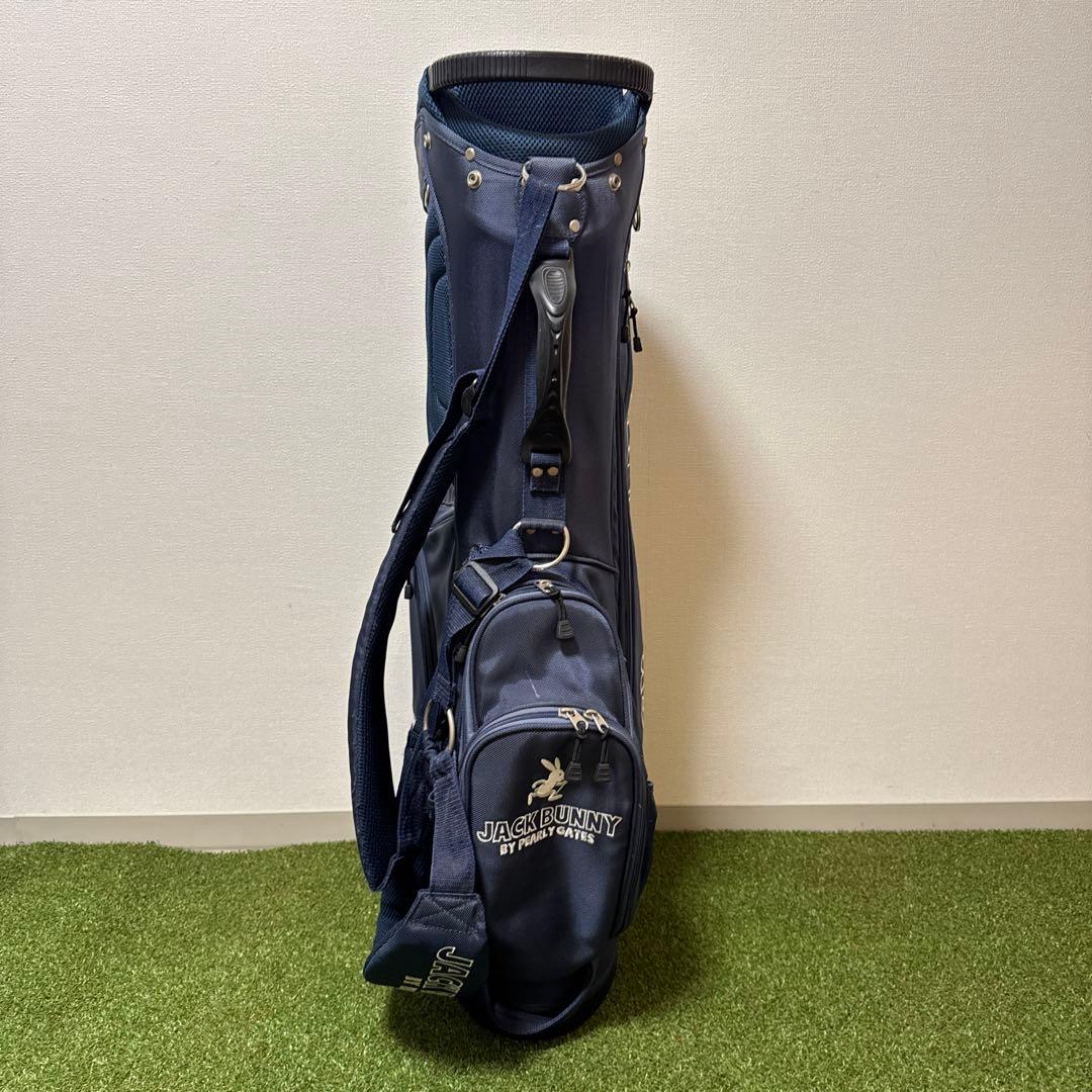 JACK BUNNY ジャックバニー スタンド式キャディバッグ ネイビー