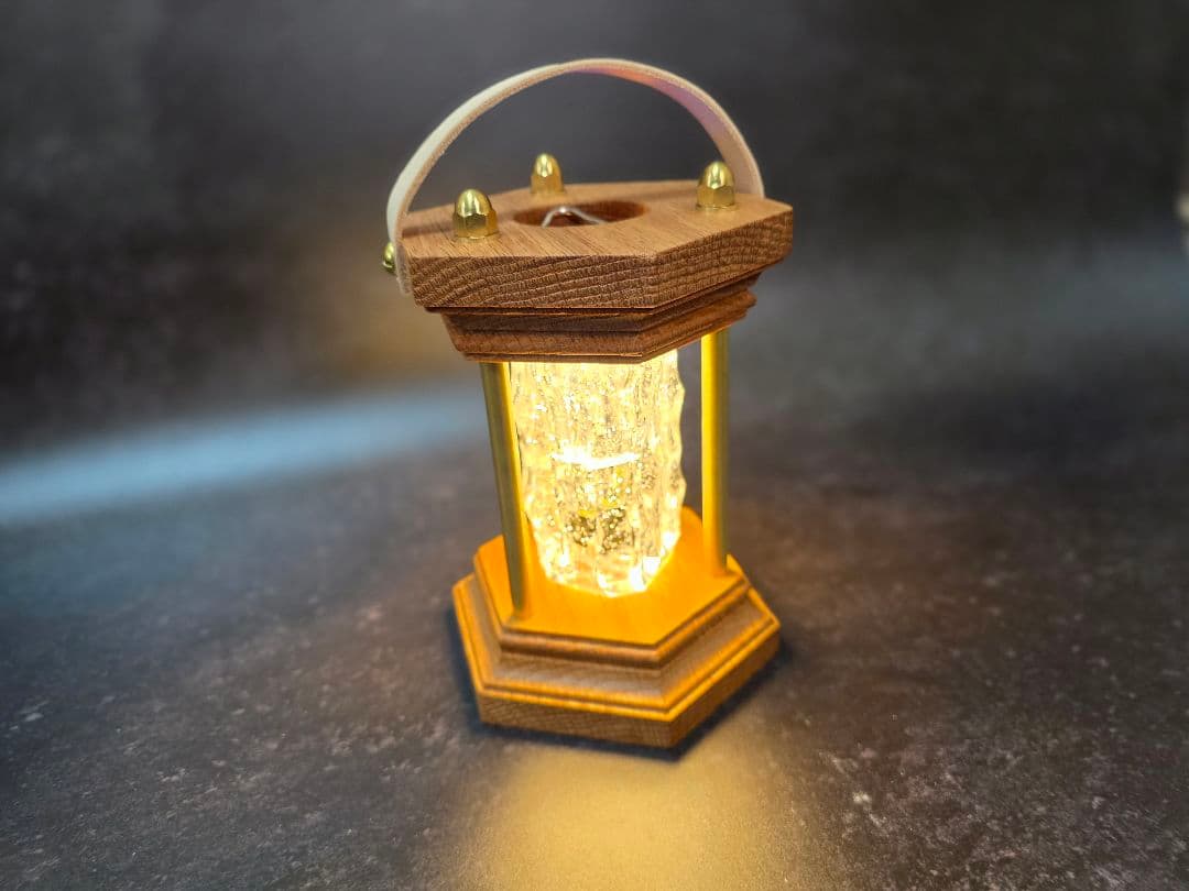 ゴールゼロ クリスタルシェード シェード オーク ルーカス ランタンシェード