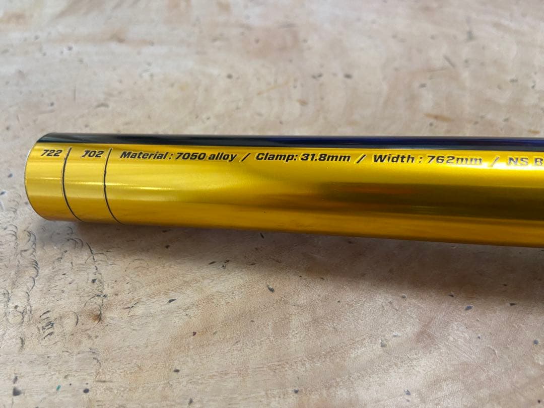 thomson x4 ステム　ns bikes ハンドルバー　ブラック　ゴールド