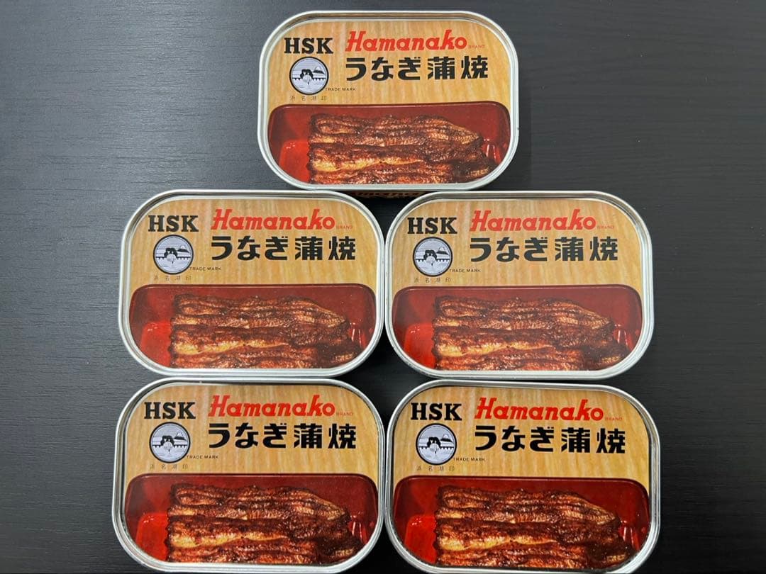 浜名湖産のうなぎ蒲焼5缶セット　12/26発送