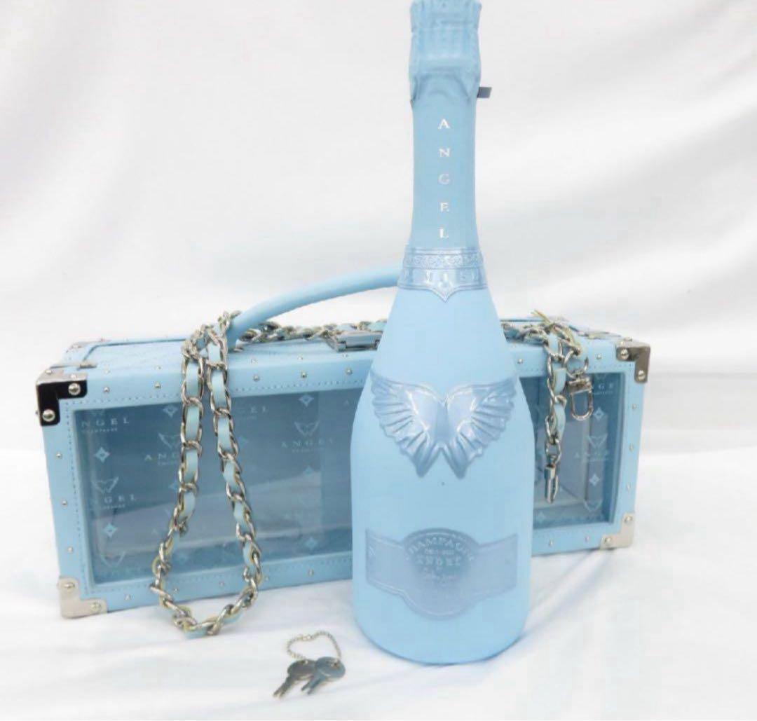 ANGEL エンジェル ドゥミセックブルー レザータイプ 750m